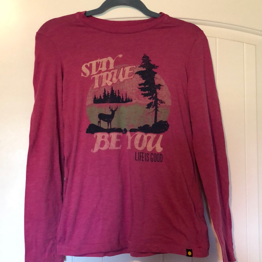 Life is Good Women’s Small Long Sleeve T-Shirt